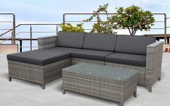 2024 Best of Outdoor Wicker Gray Cushion Patio Sets