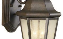  Best 15+ of Robertson 2 – Bulb Seeded Glass Outdoor Wall Lanterns