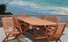 Top 15 of Brown 9-piece Outdoor Dining Sets