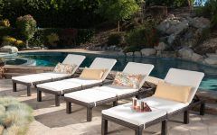 25 Collection of Jamaica Outdoor Wicker Chaise Lounges
