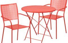 The Best Red Metal Outdoor Table and Chairs Sets