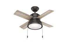 The 20 Best Collection of Loki 4 Blade Led Ceiling Fans