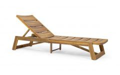 25 Ideas of Maki Outdoor Wood Chaise Lounges