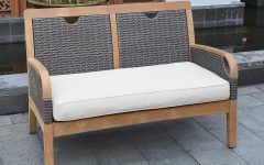 The Best Mansfield Teak Loveseats with Cushion