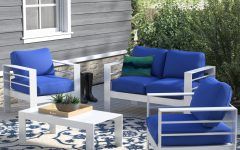 Michal Patio Sofas with Cushions