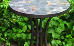 Sunburst Mosaic Outdoor Accent Tables