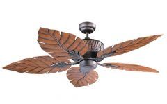2024 Popular Outdoor Ceiling Fans with Leaf Blades