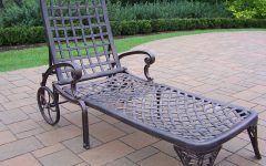 Aluminum Wheeled Chaise Lounges
