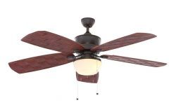 Hampton Bay Outdoor Ceiling Fans with Lights