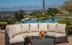 Dark Brown Patio Chairs with Cushions