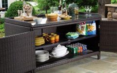 Outdoor Tables with Storage