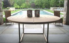 Modern Round Outdoor Tables
