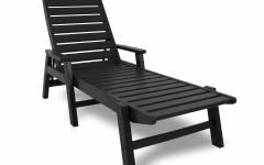 25 Collection of Nautical Outdoor Chaise Lounges with Arms