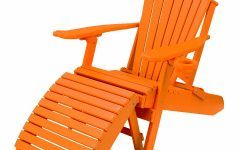 Adirondack Chairs with Footrest
