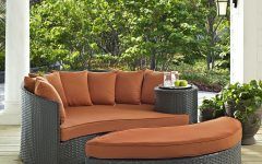 2024 Latest Tripp Patio Daybeds with Cushions