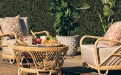 15 Collection of Rattan Outdoor Tables