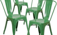 2024 Latest Green Steel Indoor-outdoor Armchair Sets