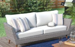 Keever Patio Sofas with Sunbrella Cushions
