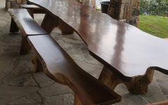 15 Collection of Walnut Outdoor Tables