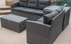  Best 20+ of Rowley Patio Sofas Set with Cushions