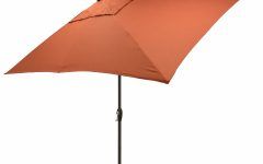 Solid Rectangular Market Umbrellas