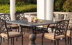 15 Ideas of Square 9-piece Outdoor Dining Sets