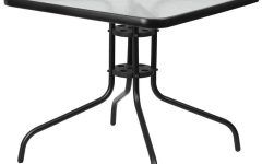 Tempered Glass Outdoor Tables