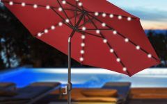 Patio Umbrellas with Solar Lights