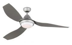 20 Best Collection of Grey Outdoor Ceiling Fans
