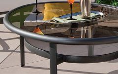 Glass-topped Outdoor Tables