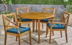 Green 5-piece Outdoor Dining Sets