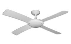 Top 20 of White Outdoor Ceiling Fans with Lights