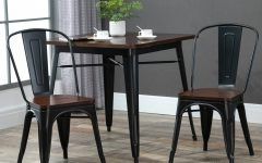 Wood Bistro Table and Chairs Sets