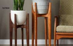 15 Collection of Wooden Plant Stands